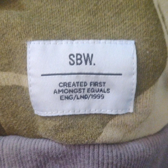 Vintage raver cowl neck sweatshirt L - Picture 3 of 3